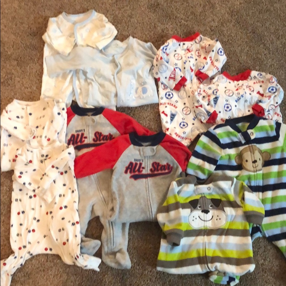 Twin Boy Lot of Pajamas